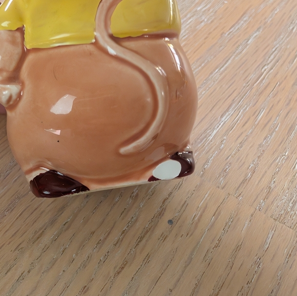 Vintage Walt Disney 2.5" Ceramic Cinderella Gus Mouse Made in Japan Figurine - Picture 5 of 6